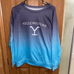 Blue yellow stone long sleeve
